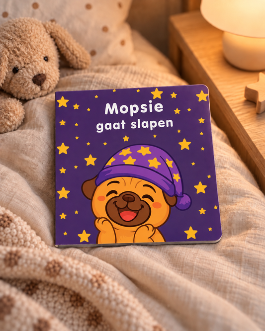 Mopsie gaat slapen| Voorleesboek